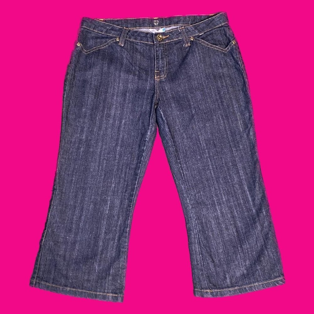 eleven by venus williams denim capris womens size 8